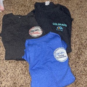 Various Colorado long sleeve shirts